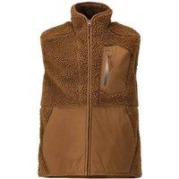 Mascot Men's Customised Pile Zipped Gilet in Brown | Size: Small