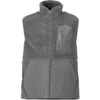 Mascot Men's Customised Pile Zipped Gilet in Pale Grey | Size: 3XL