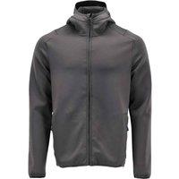 Mascot Men's Customised Hooded Fleece Jacket in Pale Grey | Size: 3XL