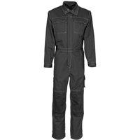 Mascot Men's Akron Knee Pad Pockets Boiler Suit in Black | Size: 2XL