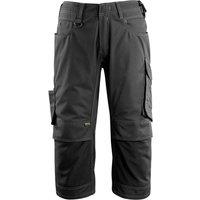 Mascot Men's Unique Knee Pad Pockets Work Trousers in Black | Size: 34R