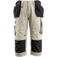 Mascot Men's Lindau Unique Holster Pocket Work Trousers in Light Khaki | Size: 34R