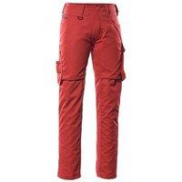 Mascot Men's Oldenburg Unique Work Trousers in Red | Size: 40.5L