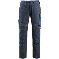 Mascot Men's Mannheim Unique Work Trousers in Dark Blue | Size: 52R