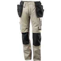 Mascot Men's Unique Two Tone Knee Pad Pockets Work Trousers in Light Khaki | Size: 29L