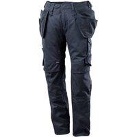 Mascot Men's Unique Two Tone Knee Pad Pockets Work Trousers in Dark Navy | Size: 40.5R