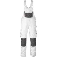 Mascot Men's Hardwear Orense Knee Pad Pockets Bib & Brace Overall 42.5R in White | Size: 42R