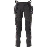 Mascot Men's Accelerate Holster Pocket Work Trousers in Black | Size: 29L