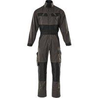 Mascot Men's Wallan Light Knee Pad Pockets Boiler Suit in Dark Grey | Size: Small