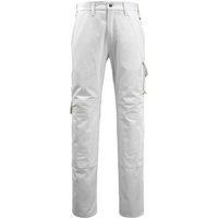 Mascot Men's Jardim Workwear Work Trousers in White | Size: 40.5R