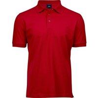 TEE JAYS Men's Luxury Stretch Polo Shirt in Red | Size: 3XL