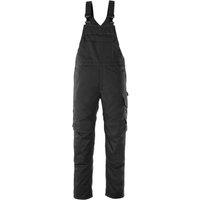 Mascot Men's Industry Richmond Knee Pad Pockets Bib & Brace Trouser 44.5R in Black | Size: 44R