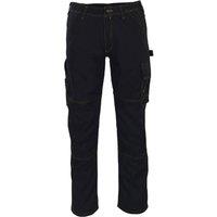 Mascot Men's Faro Young Work Trousers 34.5R in Black | Size: 34R
