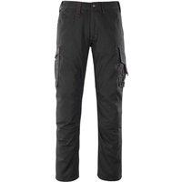 Mascot Men's Rhodos Frontline Reflection Work Trousers 40.5R in Black