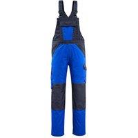 Mascot Men's Light Leeton Knee Pad Pockets Bib & Brace Trouser 46.5R in Blue | Size: 46R