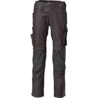 Mascot Men's Unique Knee Pad Pockets Work Trousers in Dark Grey | Size: 40.5R