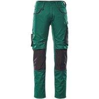 Mascot Men's Unique Knee Pad Pockets Work Trousers in Green | Size: 40S