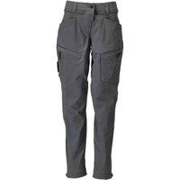 Mascot Men's Customised 4 Way Stretch Fitted Work Trousers in Pale Grey | Size: 10