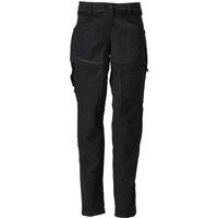 Mascot Men's Customised 4 Way Stretch Fitted Work Trousers in Black | Size: 10