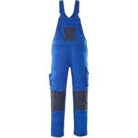 Mascot Men's Unique Leipzig Knee Pad Pockets Work Bib & Brace Overall in Blue