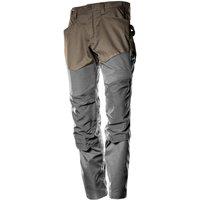 Mascot Men's Customised Knee Pad Pockets Work Trousers in Khaki | Size: 31.5S