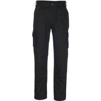 Mascot Men's Pasadena Originals Knee Pad Pockets Work Trousers in Black | Size: 36R