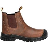 Mascot Men's Footwear Originals Leather Safety Boots in Light Brown | Size: 7