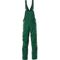 Mascot Men's Accelerate Stretch Knee Pad Pockets Bib & Brace Overall 30.5R in Green | Size: 30R