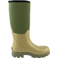 Jack Pyke Men's Ashcombe Neoprene Wellington Boots in Green | Size: 12