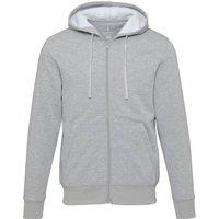 Elevate NXT Men's Natron Sherpa Full Zip Hoodie in Grey | Size: XS