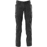 Mascot Men's Accelerate Work Trousers in Black | Size: 36S