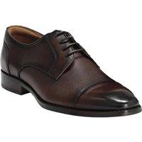 Mascot Men's Full Grain Leather Oxfords in Dark Brown | Size: 10