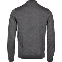 TEE JAYS Men's Half Zip Jumper in Grey | Size: 2XL