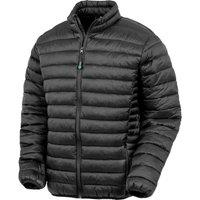 Result Recycled Men's Padded Jacket in Black | Size: Small