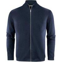 James Harvest Men's Ashland Knitted Cardigan in Navy | Size: 4XL