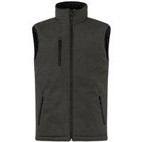 Clique Men's Softshell Padded Gilet in Dark Grey | Size: 2XL