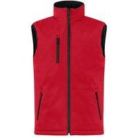 Clique Men's Softshell Padded Gilet in Red | Size: Medium