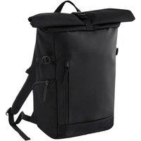 Quadra Men's Zurich Roll Top Backpack in Black