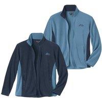 Atlas for Men Men's Fleece Jacket Pack of 2 in Duck Egg Blue | Size: 3XL