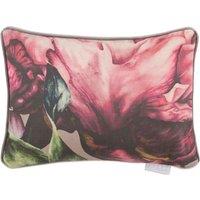Voyage Maison Sennen Floral Piped Small Cushion in Fuchsia