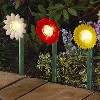 Marco Paul 3pck Solar Power Flower Stake Lights | Size: 30 cm