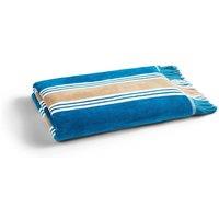 CHRISTY 'College' Hammam Inspired Fringed Beach Towel in Teal