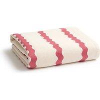 CHRISTY 'Take Away' Striped Heritage Style Compact Ultra-Light Beach Towel in Red
