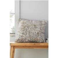 Catherine Lansfield 'Arctic Fox' Cosy Faux Fur Cushion in Grey | Size: 45 cm x 45 cm
