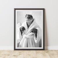 60 SECOND MAKEOVER Turtle Bathrobe Dressing Gown Animal Print | Size: A4