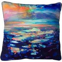 Scott Naismith Hebridean Resonance 2 Filled Cushion in Bright Blue