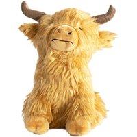 K Collection Highland Cow Door Stopper in Camel