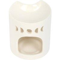 Something Different Crescent Moon Oil Burner in White