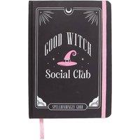 Something Different Good Witch Social Club A5 Notebook in Black