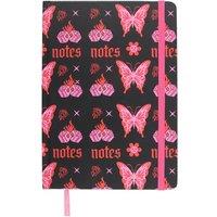 Something Different Butterfly A5 Notebook in Black